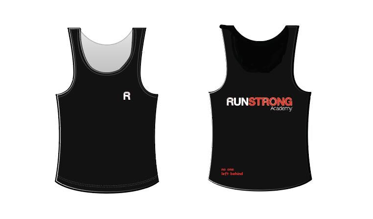 Run Strong Tech Race Vest - Black
