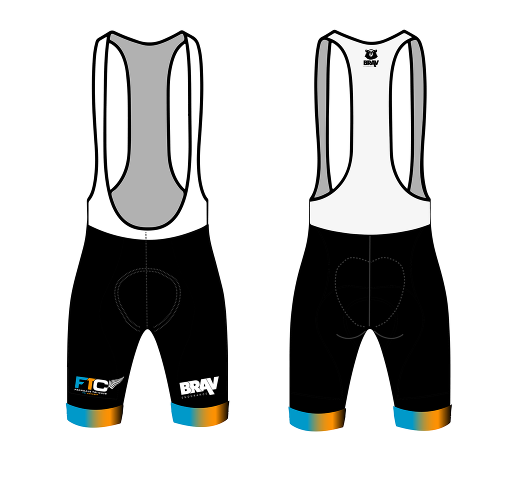 Ferndale Tri Bib Shorts - Race Fit UK STOCK