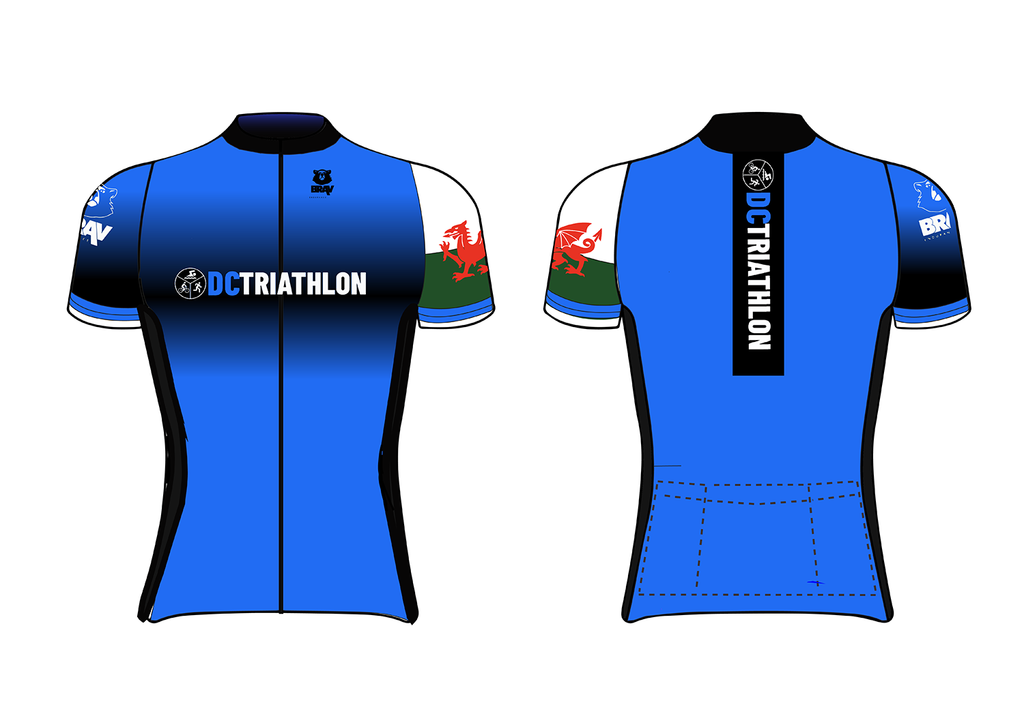 DC Triathlon Cycle Jersey - Club Fit (UK STOCK) - BRAV Endurance