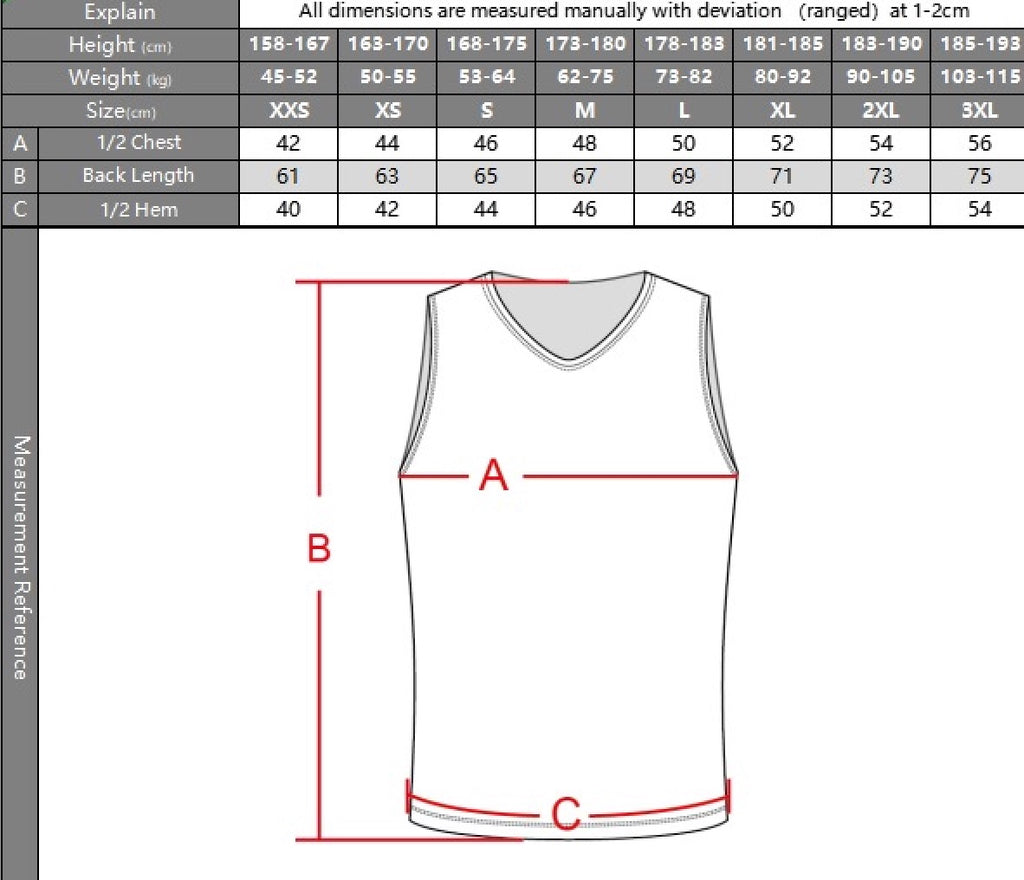 MENS CHART