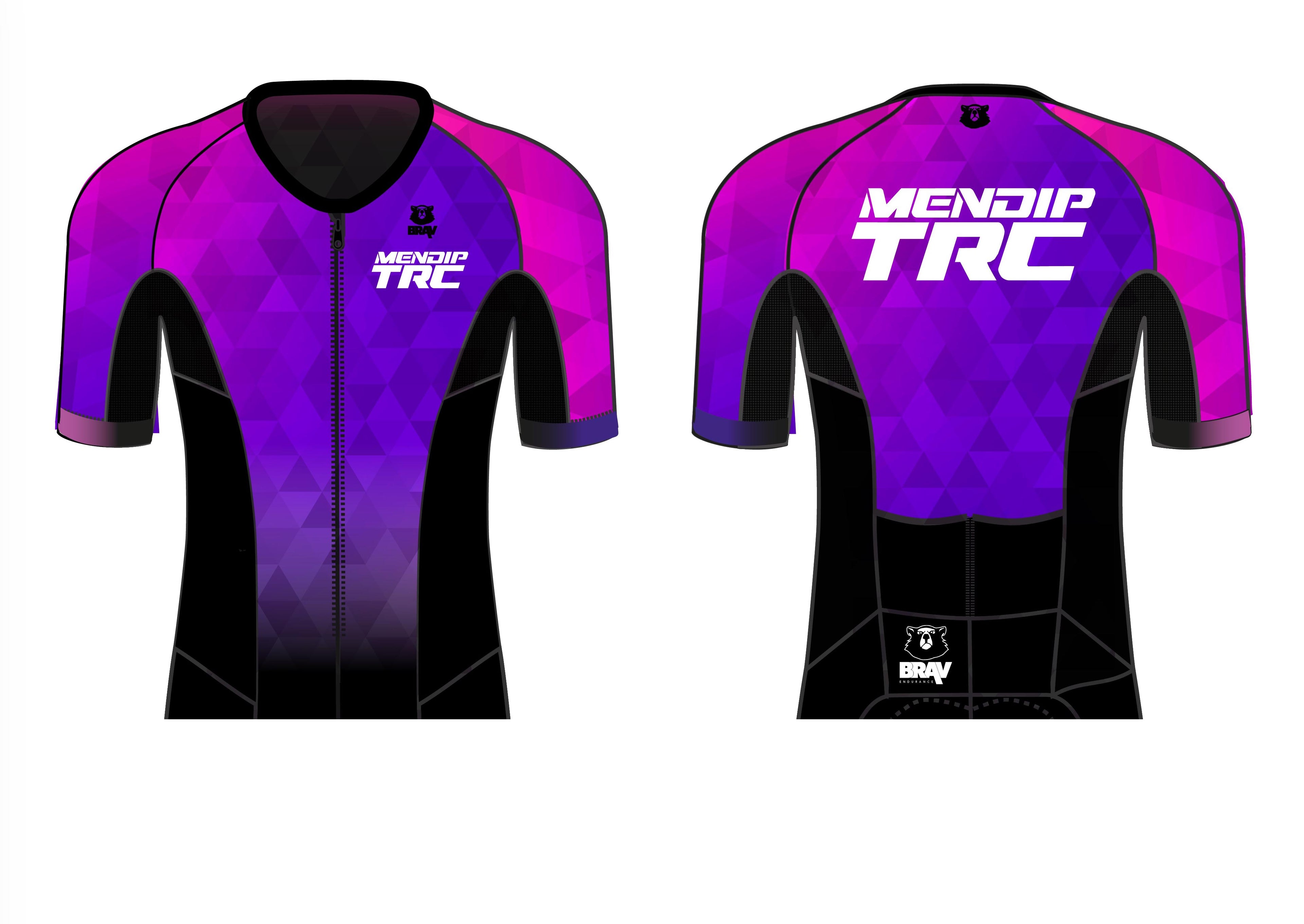 Mendips Tri Cycle Jersey - Club Fit (UK STOCK)