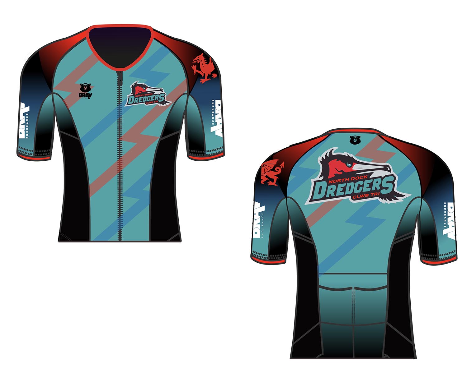 ND Dredgers Cycle Jersey - Club Fit (UK STOCK)