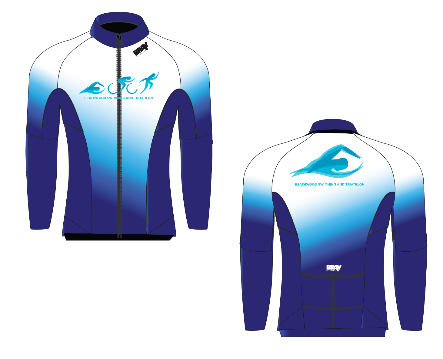 Heathwood Tri Long Sleeve Cycle Jersey - Race Fit