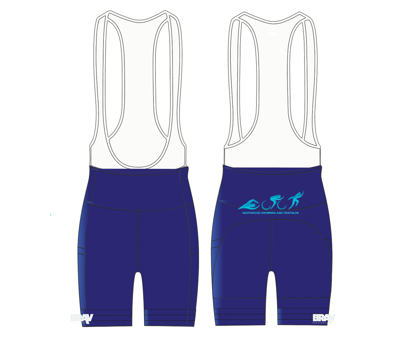 Heathwood Tri Bib Shorts - Race Fit