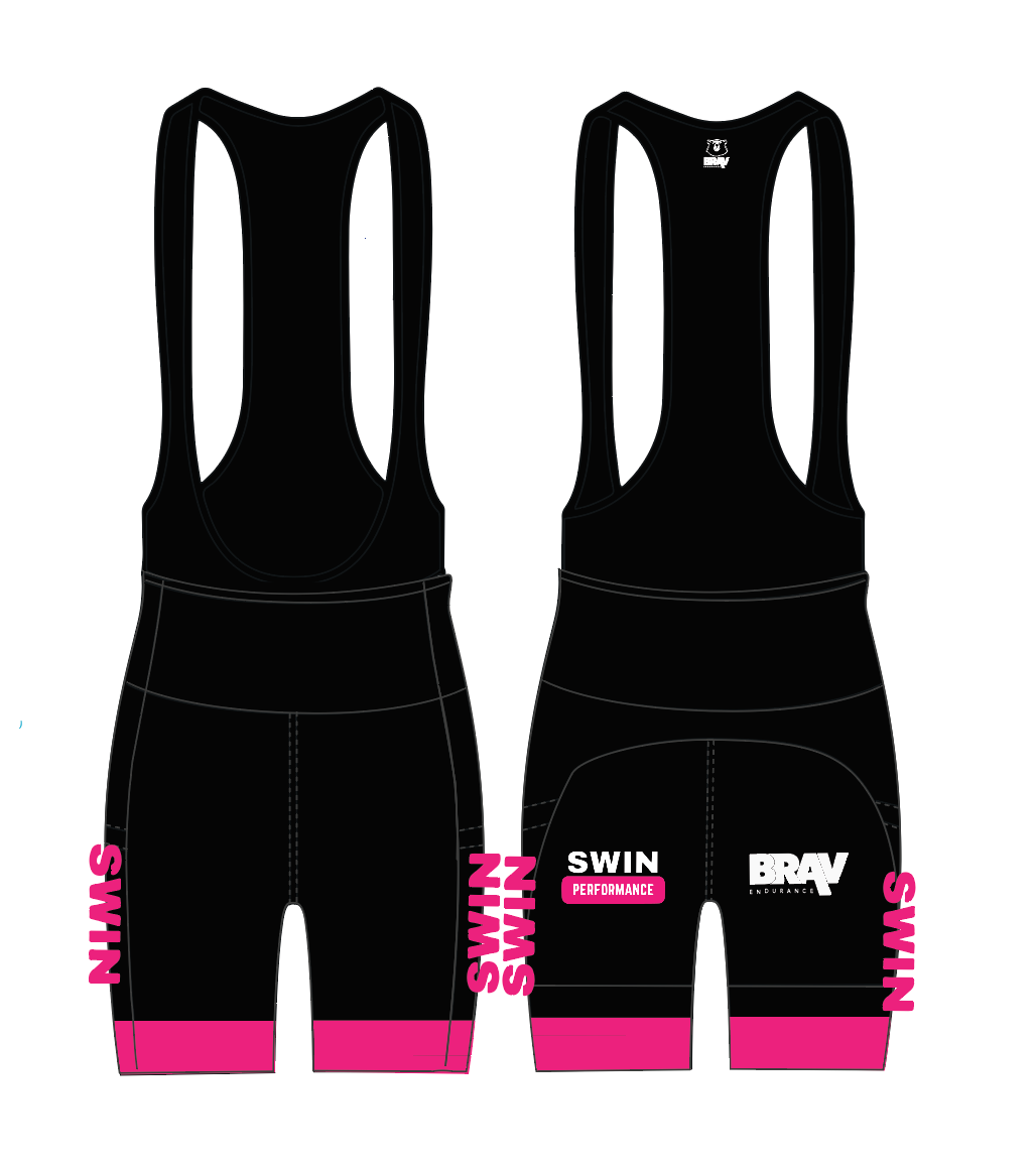 SWIN Performance Bib Shorts - Race Fit (UK Stock)