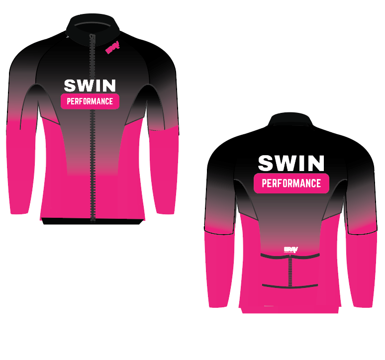 SWIN Performance Long Sleeve Cycle Jersey - Race Fit (uk stock)