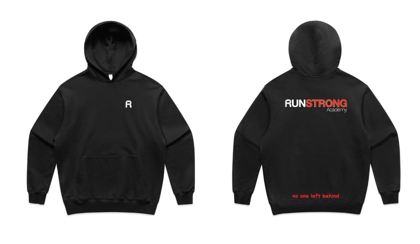 Run Strong Hoodie - Black
