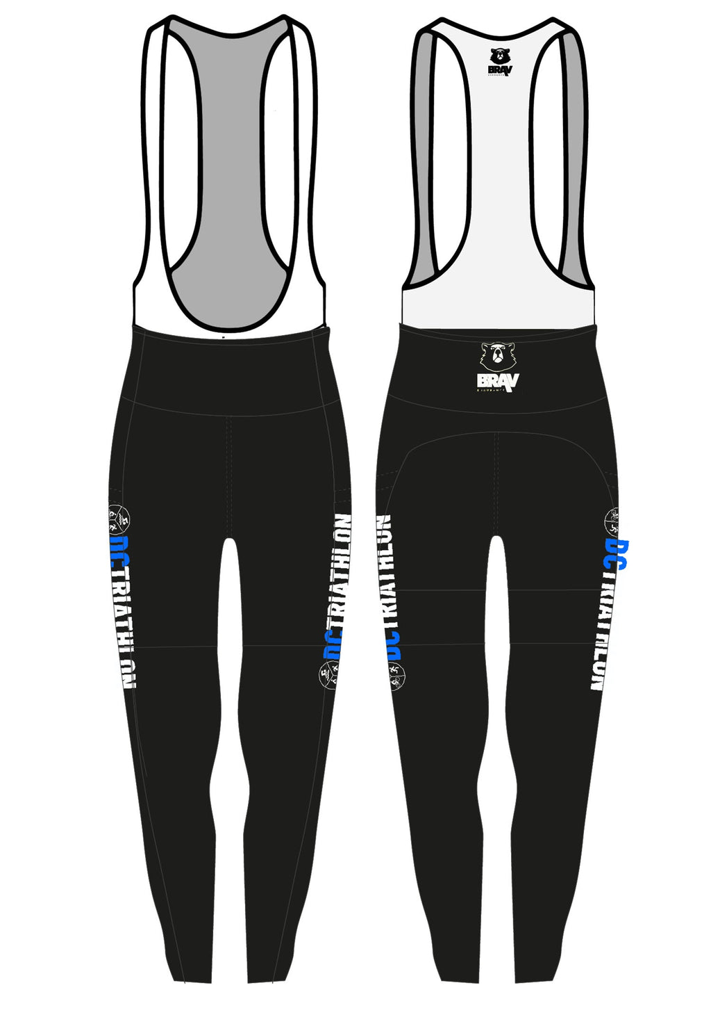 DC Triathlon full length Bibs (UK Stock)