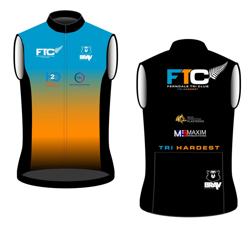 Ferndale Tri Cycle Gilet (UK STOCK)